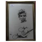 "LONNIE ANDERSON" AUTOGRAPHED PHOTO