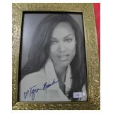 "TYRA BANKS: AUTOGRAPHED PHOTO