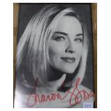 "SHARON STONE" AUTOGRAPHED PHOTO