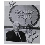 "RICHARD DAWSON" AUTOGRAPHED FAMILY FEUD PHOTO