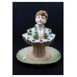 MAN AND WOMAN - CERAMIC - 6 1/2" HIGH - 2 TIMES