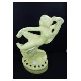 YELLOW SCARF DANCER - 9" HIGH