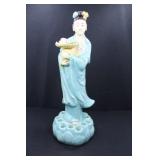 GODDESS OF COMPASSION - TEAL COLOR - 9" MARKED: