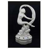 SCARF DANCER WITH LEG UP - IVORY - 9" SOME