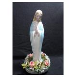 MOTHER MARY - BLUE AND WHITE - 14"