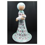 MOTHER AND CHILD - GLAZED - 8 1/2" MARKED: LARS