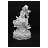 MAIDEN WITH SHELL TO HER EAR - 5" - IVORY POINTER