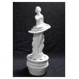 GIRL WITH HAND ON CHIN - 9 1/2" - WHITE MARKED: