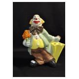 CLOWN WITH UMBRELLA - 7 1/2" - COLORED