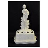 LADY POURING WATER FROM A JUG - 7" - IVORY