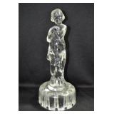 DRAPED LADY IN CRYSTAL - 12 1/2" - CLEAR CRYSTAL