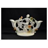 DANCER WITH KNEE UP AND DOUBLE CANDLE HOLDER - 5