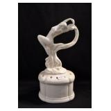 SCARF DANCER WITH KNEE UP INSERT ON FLOWER FROG -