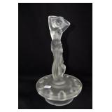 LADY WITH SWIRLING SKIRT - 8" - SATIN GLASS