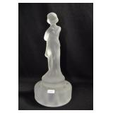 DRAPED LADY - 9" - SATIN GLASS