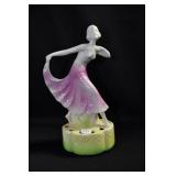 DANCING LADY WALL POCKET FLOWER FROG - 7 3/4" -