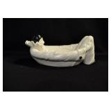 PIERROT CLOWN SOAP DISH MARKED: TASTE SELLER BY