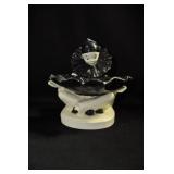 PIERROT CLOWN SOAP DISH MARKED: 92 - LOVE MOM