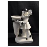 PIERROT CLOWN FLOWER VASE - 7 3/4"