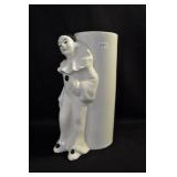 PIERROT CLOWN FLOWER VASE - 8" MADE IN JAPAN
