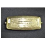 ART NOUVEAU DESIGN BRASS HAND SWEEPER