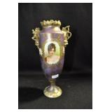 PORTRAIT VASE - 7" MARKED: ROYAL VIENNA - GERMANY