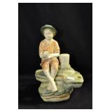 MUSKOTA BOY FISHING - 6 1/2" - GREENS AND BROWNS