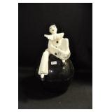 PIERROT CLOWN COVERED DISH - 8 1/2"