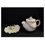 PIERROT CLOWN TEA POT HAND PAINTED - PHILLIPINES