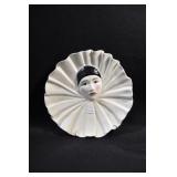 PIERROT CLOWN CERAMIC PLATE - 8" ROUND
