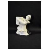 KNEELING PIERROT CLOWN CANDLE HOLDER - 3 1/2"