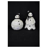 PIERROT CLOWN BELL AND RING BOX LEFTON CHINA