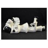PRONE PIERROT CLOWN FIGURINGE - CERAMIC