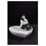 PIERROT CLOWN HEART SHAPED MUSIC BOX MUSIC BOX