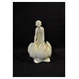 MAIDEN IN LOTUS BLOOM - 6 1/2" - WHITE MARKED: