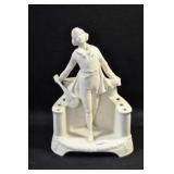 YOUNG MAN WITH LUTE - 6 1/2" - IVORY