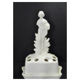 LADY POURING WATER FROM A JUG - 6 1/2" - IVORY