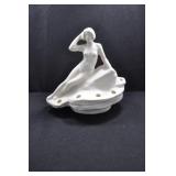 HOBART WOMAN RECLINING ON ROCK - 6" - IVORY