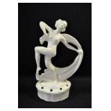 SCARF DANCER KNEE UP - 10" - IVORY MARKED: