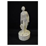 WOMAN CARRYING PITCHER - 7 1/2" - IVORY