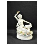 NYMPH RIDING FISH - 7" - IVORY SOMEONE HAS GLUED