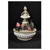 BALLERINA IN BOWL - 7 1/2" - WHITE WITH SHADED