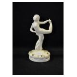 SCARF DANCER HOLDING ANKLE - 6" - IVORY MARKED: