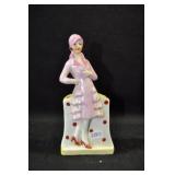 LADY IN PINK DRESS AND HAT - 5 1/2" MARKED: 5413