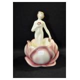 ROSE GIRL IN CABBAGE ROSE - 7" - PINK ACCENTS