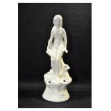 NUDE ON ROCKS - 8 1/2" HIGH - IVORY MARKED: