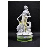 NYMPH WITH DOLPHIN - 7 1/4" - YELLOW SKIRT/GREEN