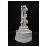 CHILD WITH MARIONETTE - 8" - IVORY MARKED: