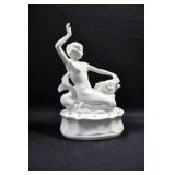 LADY RIDING FISH - 7 1/2" - IVORY