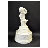 CHILD HIDING BEHIND TREE - 7" - IVORY MARKED: